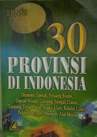 30 Provinsi di Indonesia